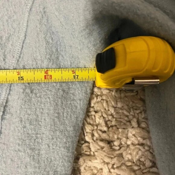 Anthropologie blue buttons bolted wool jacket - Picture 12 of 12